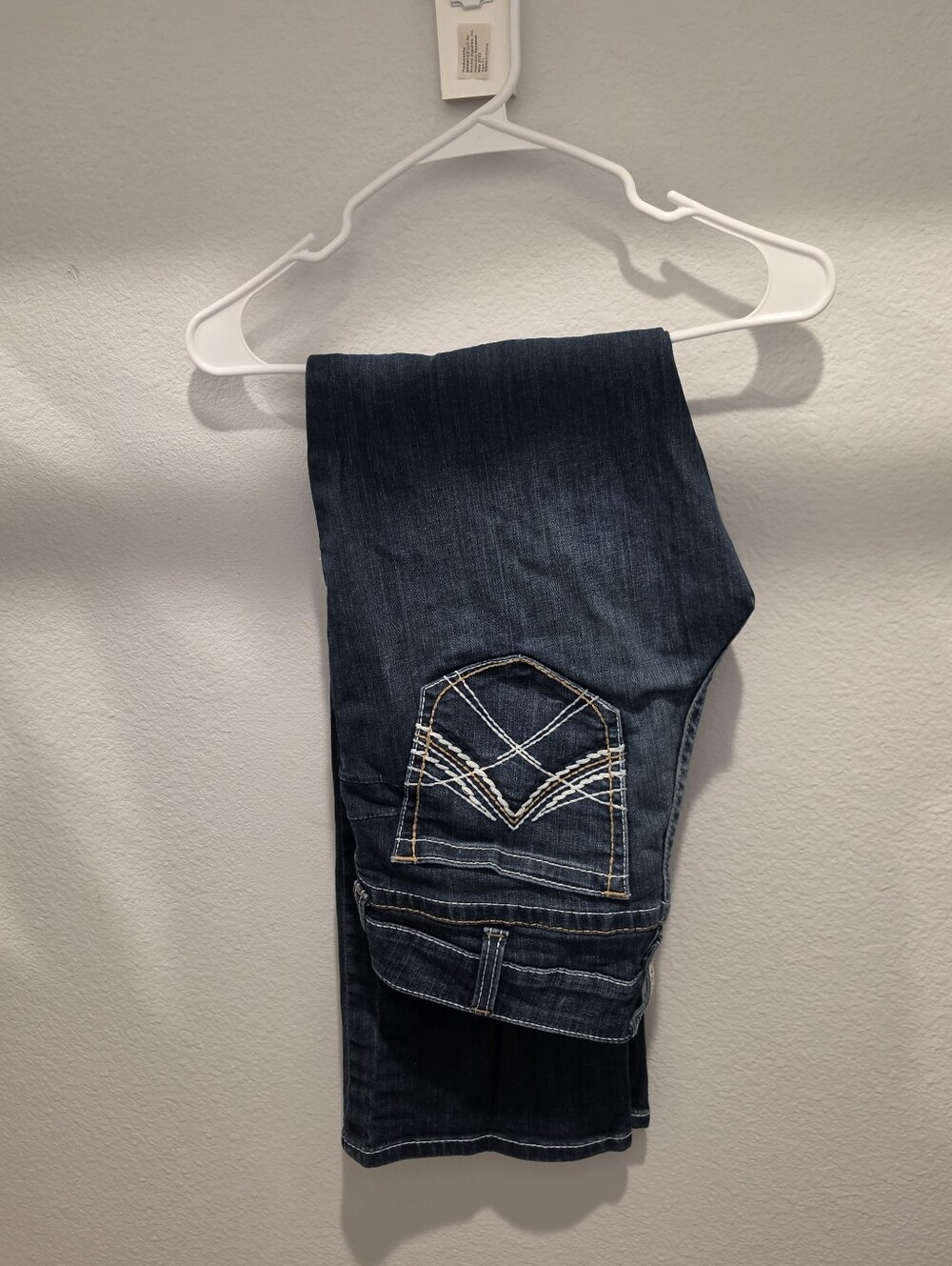 Ariat Dark Blue Bootcut Jeans with Embroidered Back Pocket
